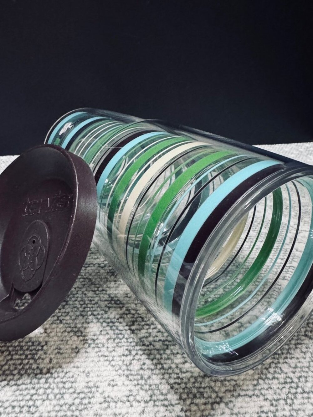 24 Ounce Striped Tervis with Lid